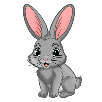 Adorable Rabbit Sitting Peacefully png