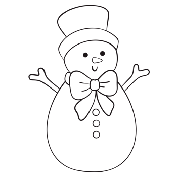 Snowman Winter Doodle Art png
