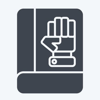 Icon Inauguration. related to Electiont symbol. glyph style. simple design editable vector