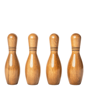 Four Bowling pins,isolate background png