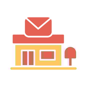 Post Office Icon Design vector