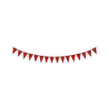Illustration of Bunting Banner vector