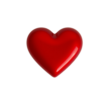 a beautiful red heart png