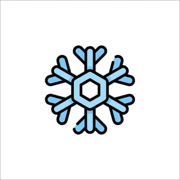 Snowflake icon illustration vector