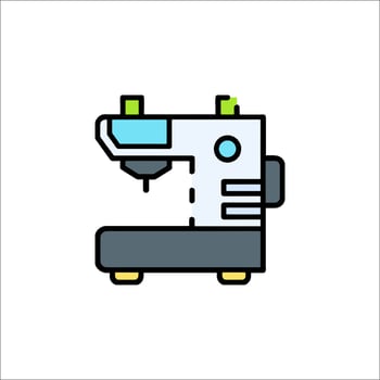 Sewing machine icon illustration vector