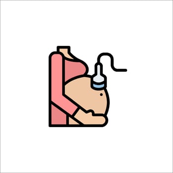 Pregnancy icon illustration vector