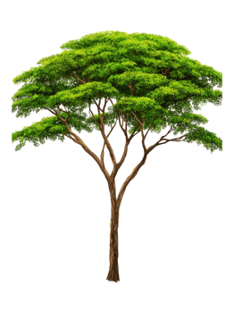 Lush Green Tree for Natural Designs png
