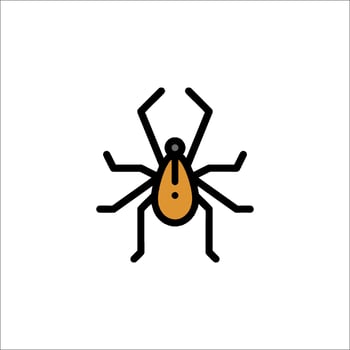 Spider icon illustration vector