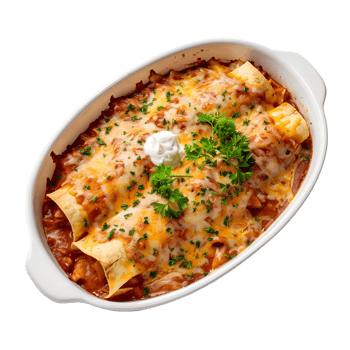 Delicious Enchiladas Isolated for Food Clipart and Graphics png