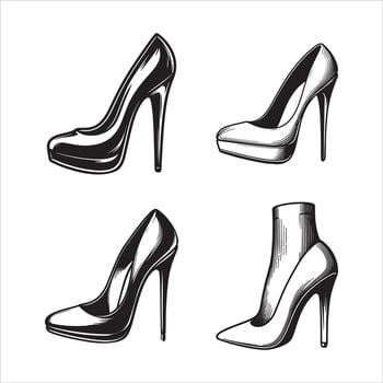 The Allure of the Heel vector