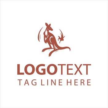 Kangaroo Growth Logo vector