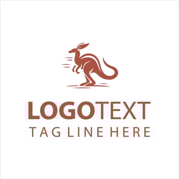 Kangaroo Seeker Logo vector