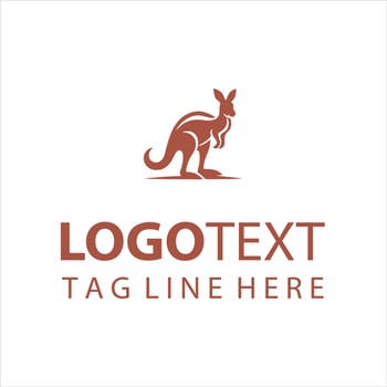 Kangaroo Tramp Logo vector