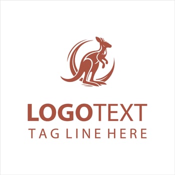 Urban Roo Kangaroo Logo vector