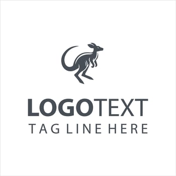 Roo Nation Apparel Kangaroo Logo vector