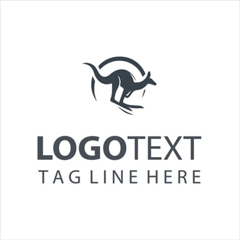 The Roo Effect Kangaroo Logo vector