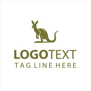 Kanga Blitz Kangaroo Logo vector