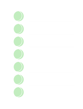 a green check list with circles on it png