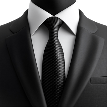 Professional Black Suit with Tie for Business Look png