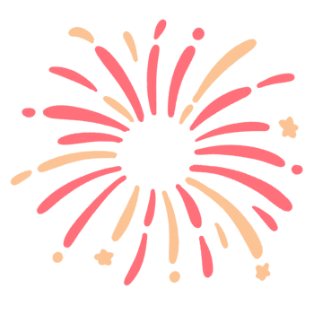 firework with red color png