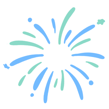 firework with blue color png