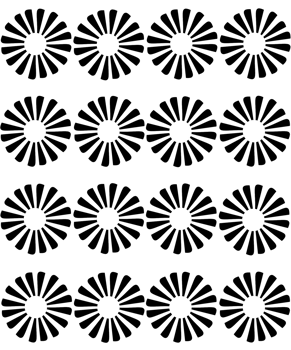 A black and white image of a dot pattern png