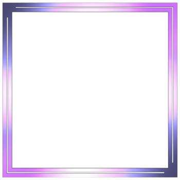 Purple square frame on a transparent background png