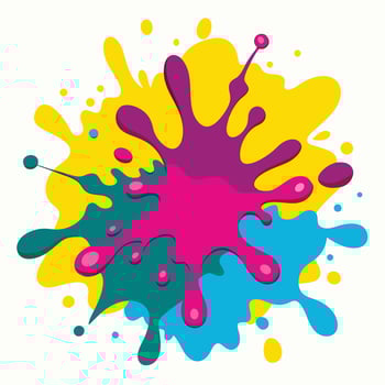 Pastel Cloud Illustration Against a Light Background. vector