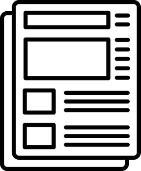 Requirement Line Icon vector