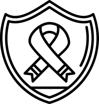 Shield Line Icon vector