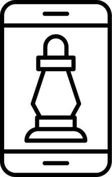 Smartphone Line Icon vector