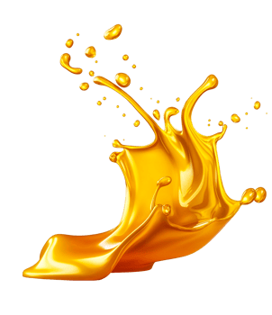 Dynamic Splash of Oil Isolated png