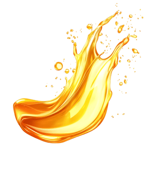 Isolated Oil in Motion Splash Effect png