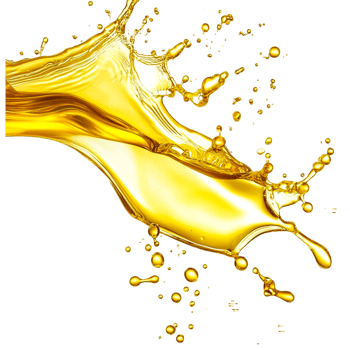 Shimmering Golden Oil Splash in Motion png