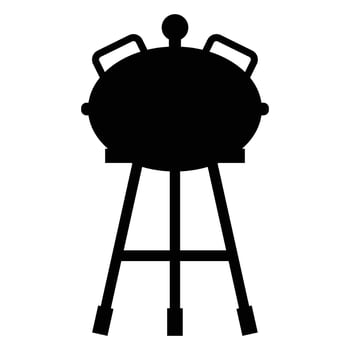 Barbecue Grill for Outdoor Cooking and Summer Parties vector