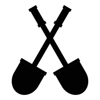 Shovel Icon for Gardening and Construction Design vector