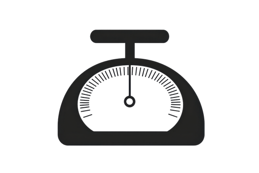 A mechanical scale features a circular dial for weight measurement, showcasing precise readings through a central indicator. png