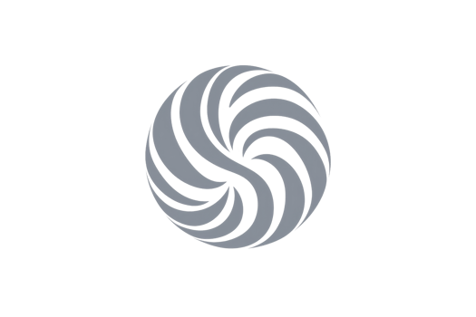 Abstract grayscale swirl pattern resembling a stylized cyclone, perfect for backgrounds, design elements, or artistic projects. png