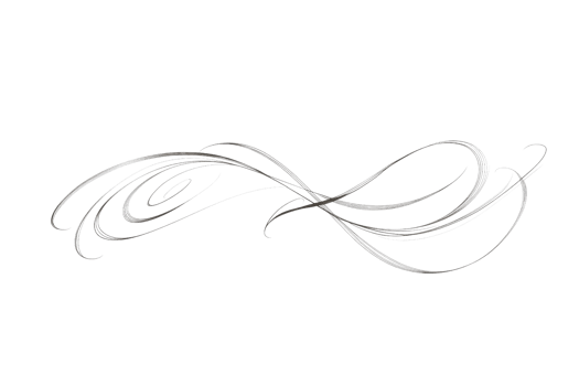 Elegant silver swirl design on transparent background, perfect for invitations, decorative elements, and elegant design projects. png