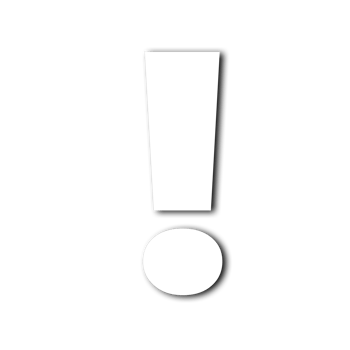 exclamation mark with shadow effect png