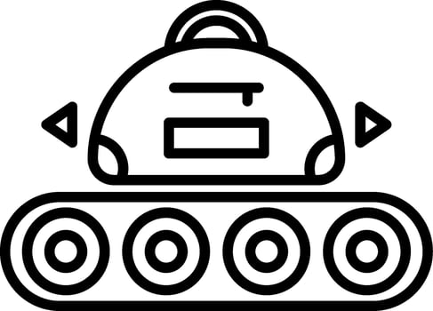 Conveyor Line Icon vector