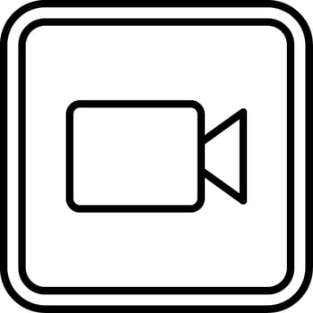 Camera Line Icon vector