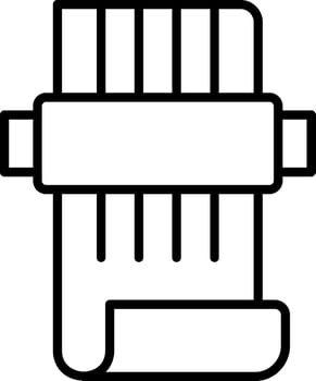 Banner Design Line Icon vector
