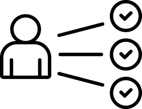 Skills Line Icon vector