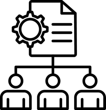 Project Line Icon vector