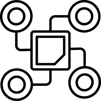 Technology Line Icon vector