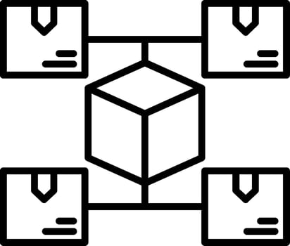 Distribution Line Icon vector