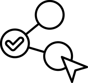 Networking Line Icon vector