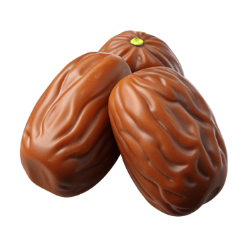 3D Render of Three Dates png