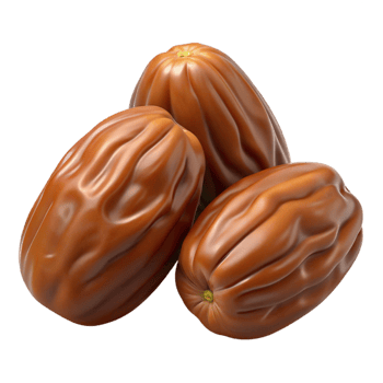3D Render of Juicy Brown Dates png